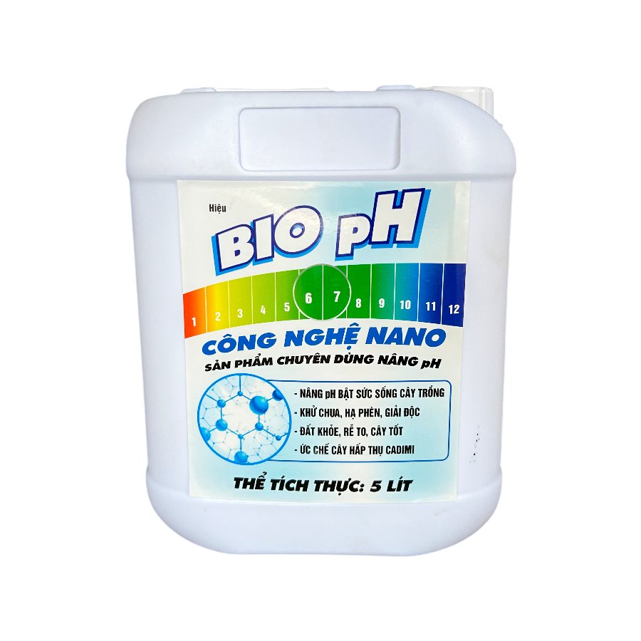 Bio pH - Nâng pH đất, Giải độc đất, Giải độc kim loại nặng cadimi